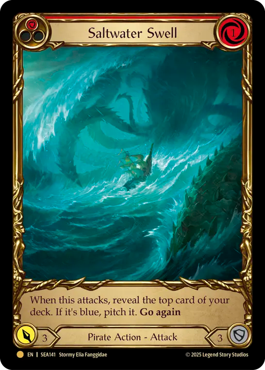 Saltwater Swell (Red) Treasure Pack