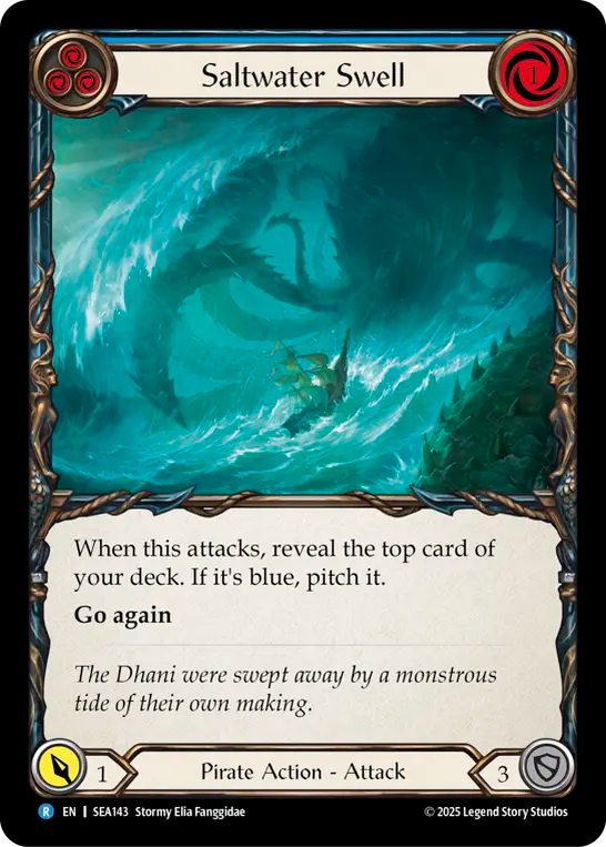 3x Saltwater Swell (Blue)
