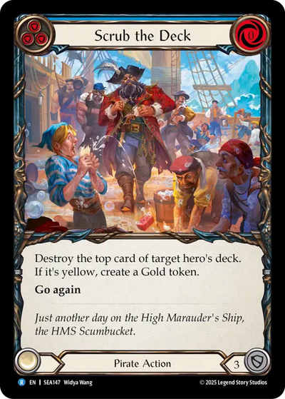 Scrub the Deck Rainbow Foil