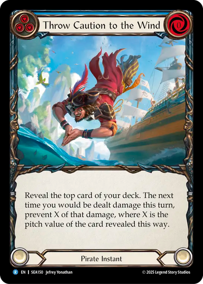 Throw Caution to the Wind Rainbow Foil