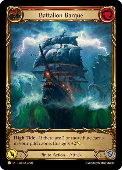 Battalion Barque (Red) Treasure Pack