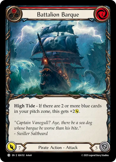 Battalion Barque (Red) Rainbow Foil