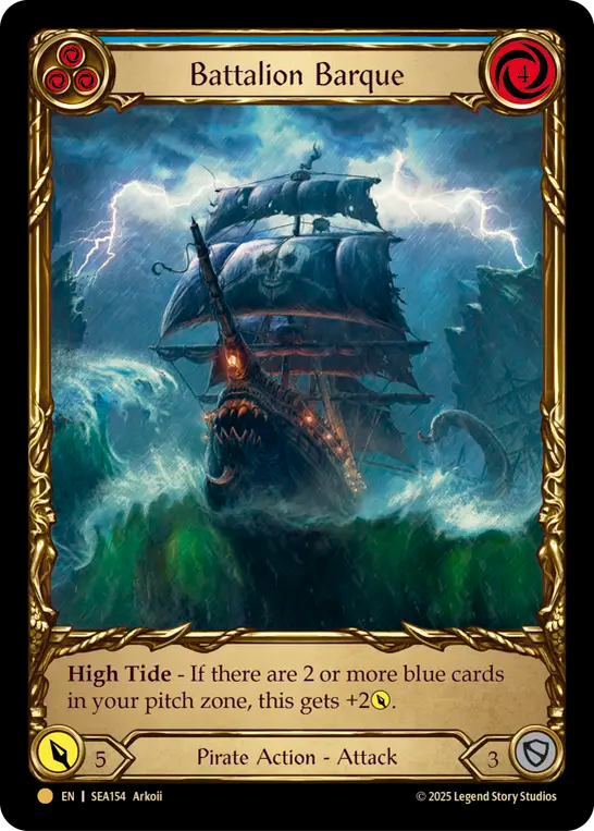 Battalion Barque (Blue) Treasure Pack