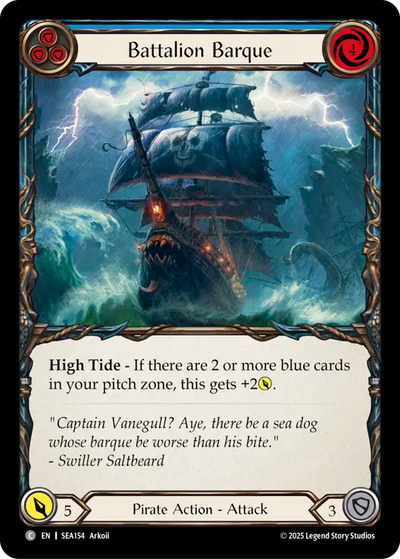 3x Battalion Barque (Blue)