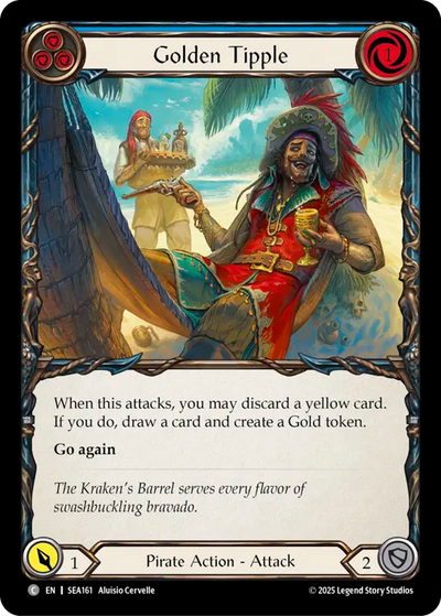 Golden Tipple (Blue) Rainbow Foil