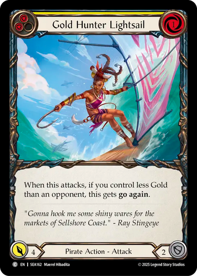 Gold Hunter Lightsail Rainbow Foil
