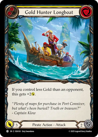 3x Gold Hunter Longboat