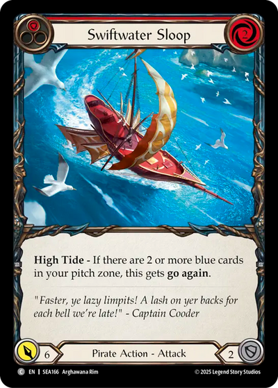 Swiftwater Sloop (Red) Rainbow Foil