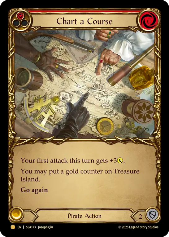 Chart a Course (Red) Treasure Pack