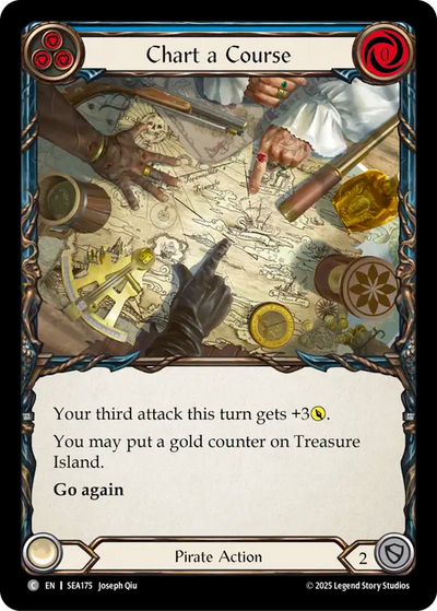 3x Chart a Course (Blue)