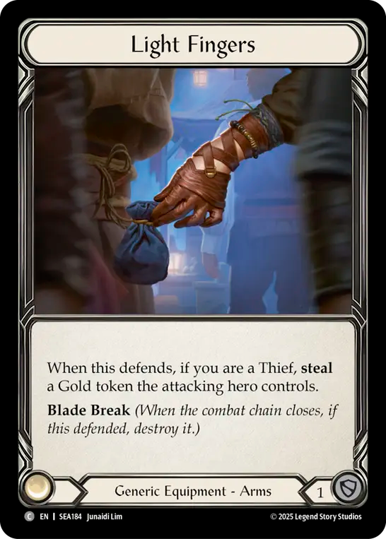Light Fingers Cold Foil Treasure Pack