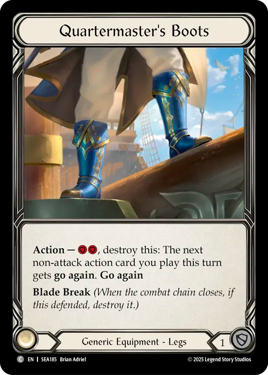 Quartermaster's Boots Cold Foil Treasure Pack