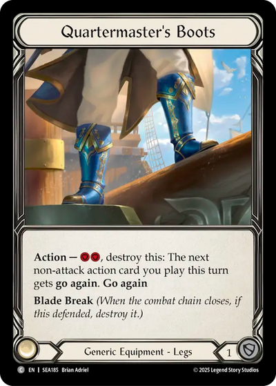 Quartermaster's Boots Cold Foil Treasure Pack