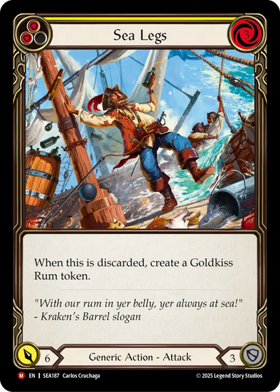 Sea Legs Rainbow Foil