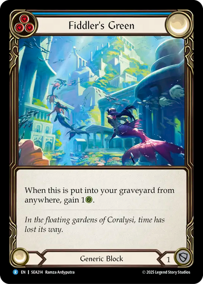 Fiddler's Green (Blue) Rainbow Foil