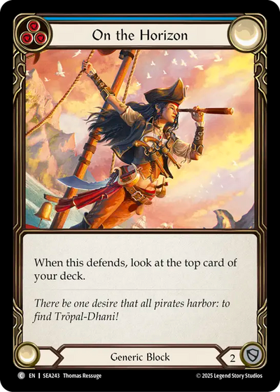 On the Horizon (Blue) Rainbow Foil
