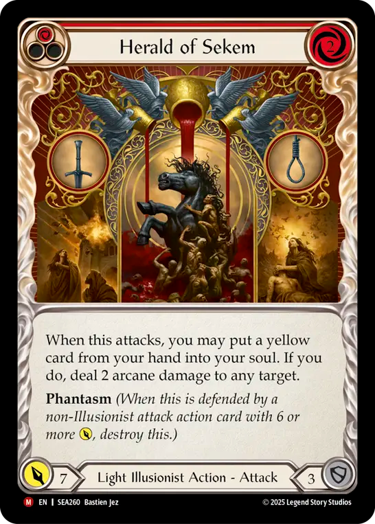 Herald of Sekem Rainbow Foil
