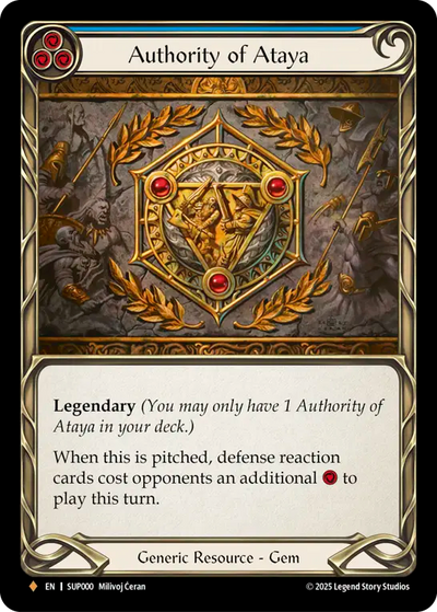 Authority of Ataya Rainbow Foil