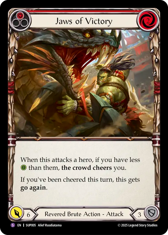Jaws of Victory Rainbow Foil