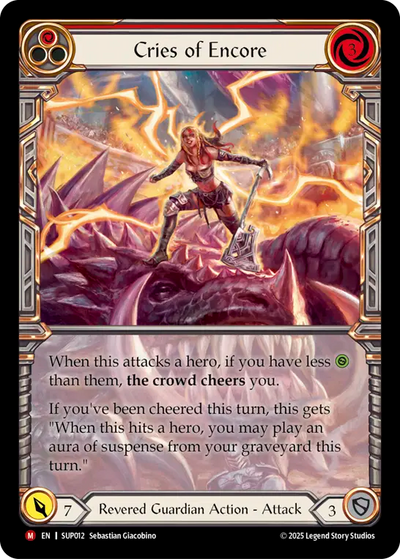 Cries of Encore Cold Foil