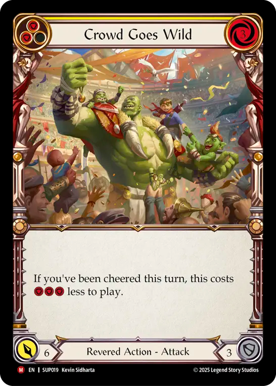 Crowd Goes Wild Rainbow Foil