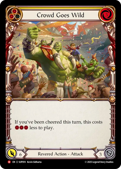Crowd Goes Wild Rainbow Foil