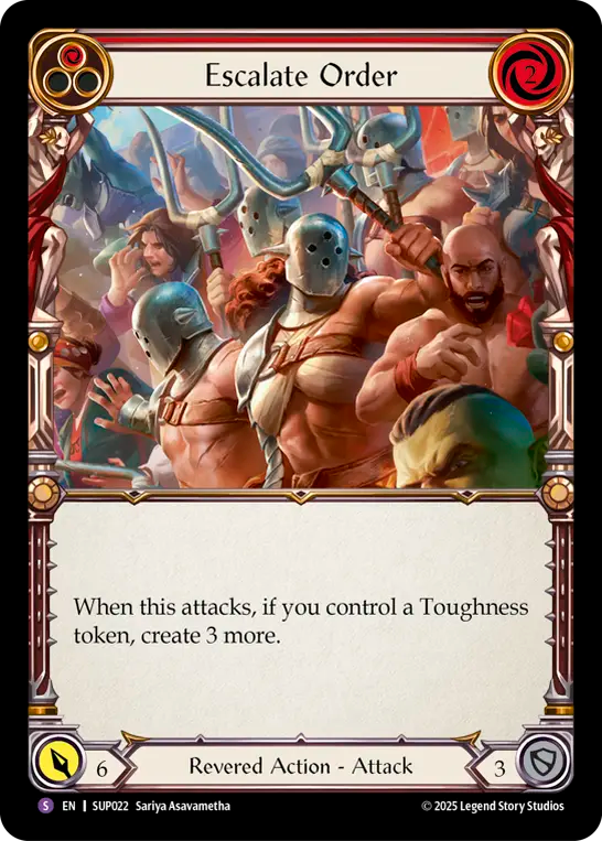 Escalate Order Rainbow Foil