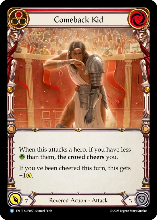 Comeback Kid (Red) Rainbow Foil