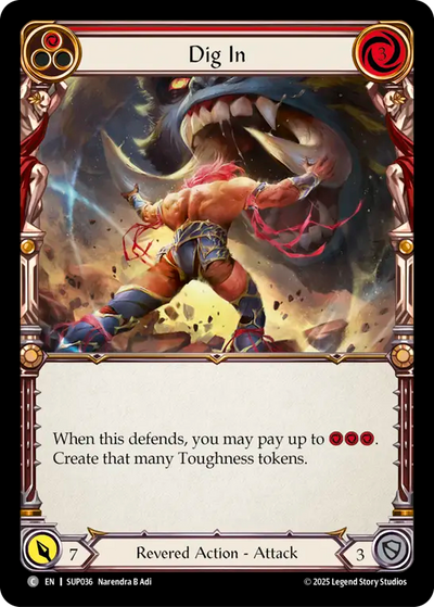 3x Dig In (Red)