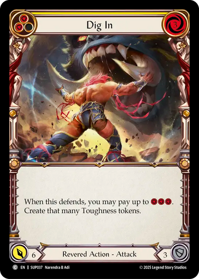 Dig In (Yellow) Rainbow Foil