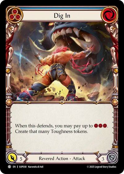 Dig In (Blue) Rainbow Foil