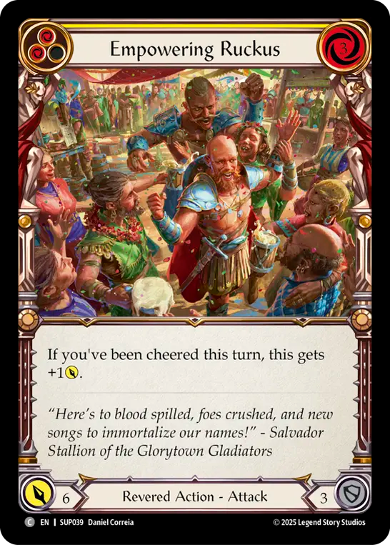 Empowering Ruckus Rainbow Foil