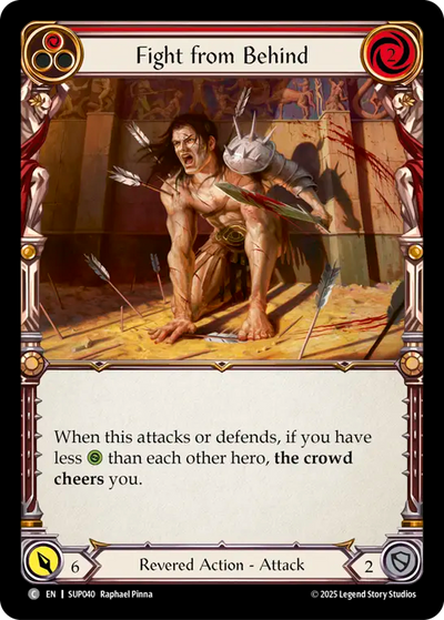 Fight from Behind (Red) Rainbow Foil
