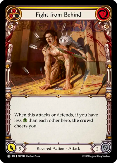 Fight from Behind (Yellow) Rainbow Foil