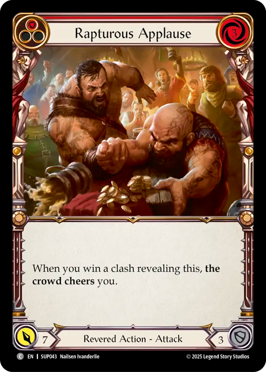 3x Rapturous Applause (Red)