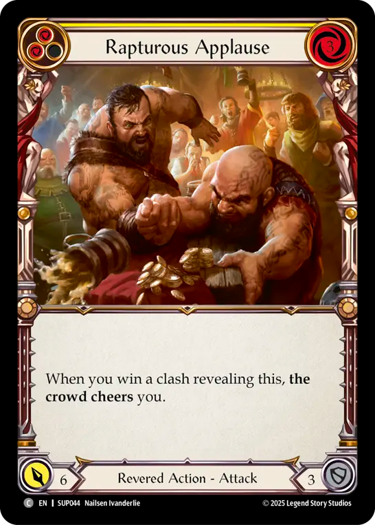 Rapturous Applause (Yellow) Rainbow Foil