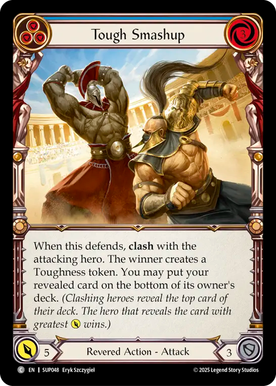 Tough Smashup (Blue) Rainbow Foil