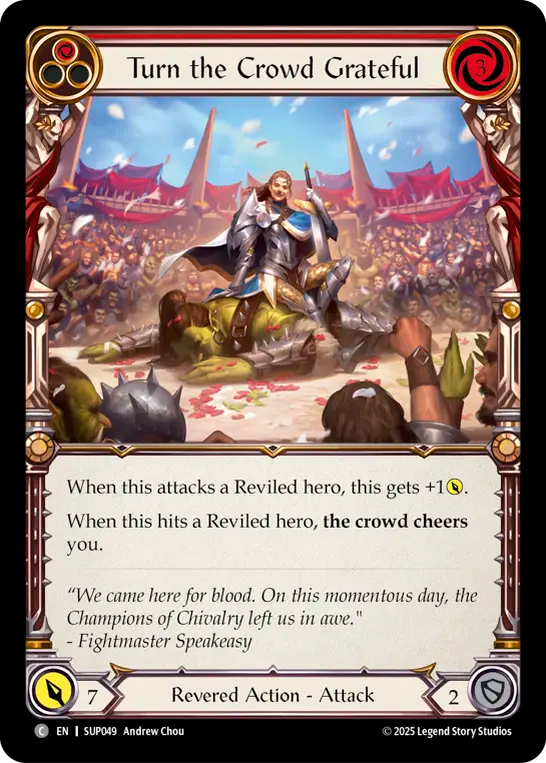 3x Turn the Crowd Grateful (Red)