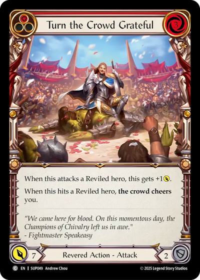 3x Turn the Crowd Grateful (Red)