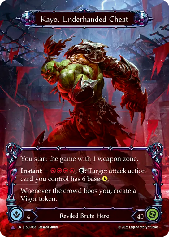 Kayo, Underhanded Cheat Marvel Cold Foil