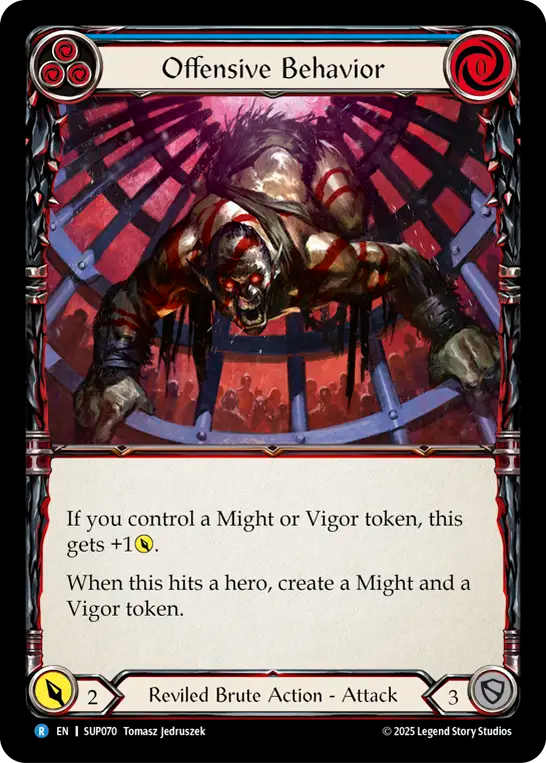 Offensive Behavior Rainbow Foil