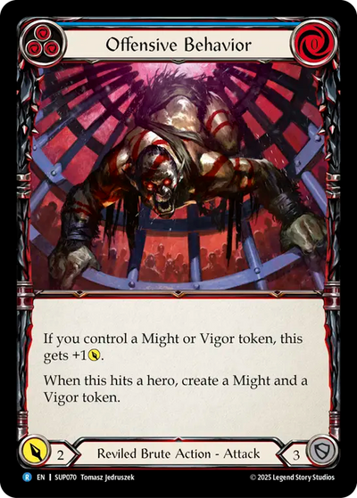 Offensive Behavior Rainbow Foil