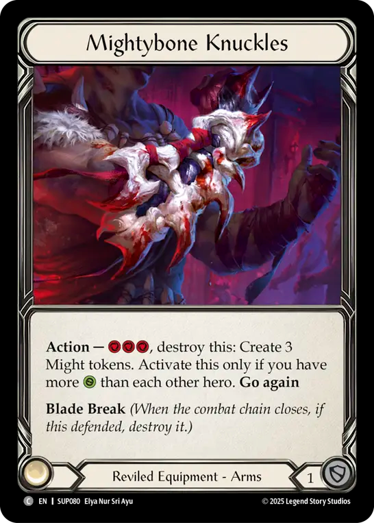 Mightybone Knuckles Cold Foil