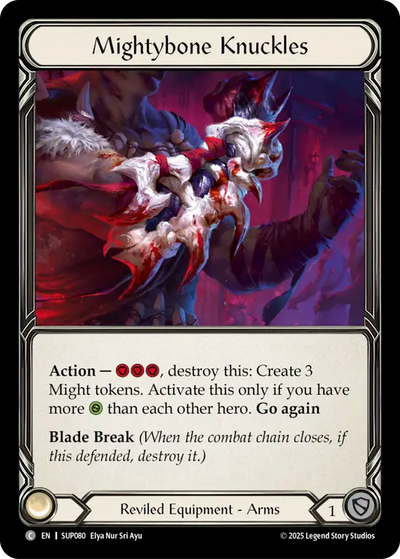 Mightybone Knuckles Cold Foil