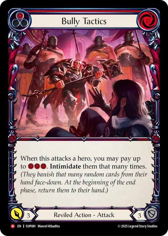 Bully Tactics Rainbow Foil