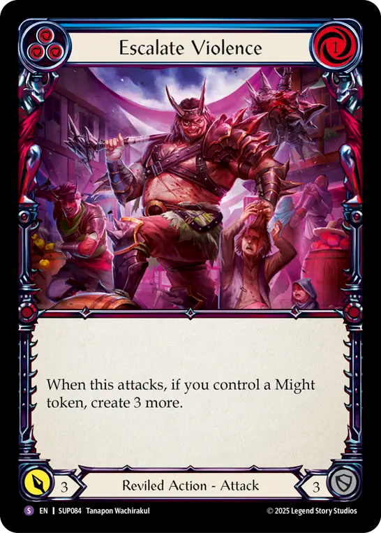 Escalate Violence Rainbow Foil