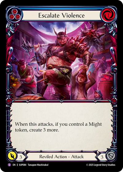 Escalate Violence Rainbow Foil