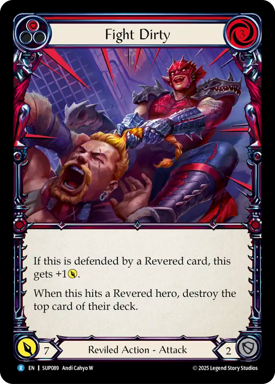 Fight Dirty Rainbow Foil