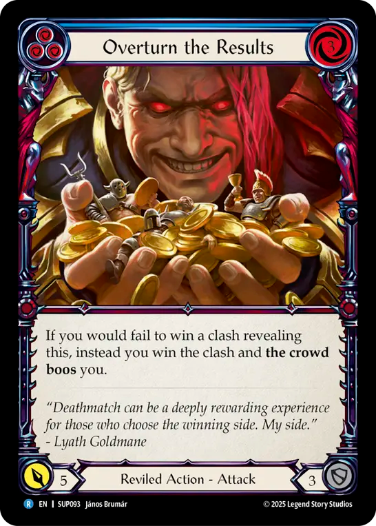Overturn the Results Rainbow Foil