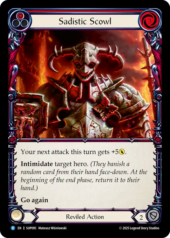 Sadistic Scowl Rainbow Foil